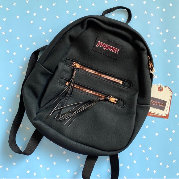 jansport mini backpack rose gold